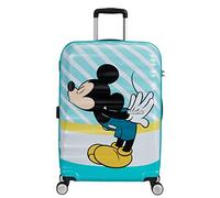 American Tourister Wavebreaker Disney Spinner Check-in-Koffer, 67 cm | Mehrfarbig, Weichkoffer, 67H x 47W x 26D cm, 64 L, 3.6 kg, mit TSA-Schloss und U-förmigem Reißverschluss-Trenner mit Tasche