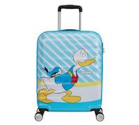 American Tourister Wavebreaker Disney Spinner Handgepäck-Koffer, 55 cm | Mehrfarbig, Hartschalenk., 55H x 40W x 20D cm, 36 L, 2.6 kg, mit TSA-Schloss und U-förmigem Reißverschluss-Trenner mit Tasche