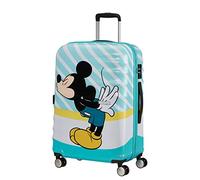 American Tourister Wavebreaker Disney - Spinner M, Kindergepäck, 67 cm, 64 L, Mehrfarbig (Mickey Blue Kiss)