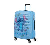American Tourister Wavebreaker Disney - Stitch Hartschalenkoffer Groß (77 cm), Reisekoffer, TSA Schloss, 4 Rollen, 96 L, 4.2 kg - Stitch Universe