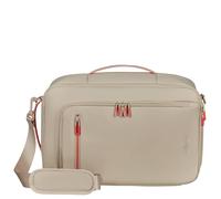 American Tourister Puffypop - Damen Untersitz Handgepäck (40 x 25 x 20 cm, 21 L, 0.70 kg) - Vielseitige 3-Way Kabinentasche, Flugzeug-Rucksack mit Laptopfach 14" - Beige