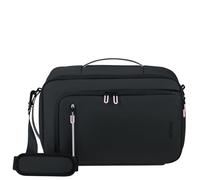 American Tourister Puffypop - Damen Untersitz Handgepäck (40 x 25 x 20 cm, 21 L, 0.70 kg) - Vielseitige 3-Way Kabinentasche, Flugzeug-Rucksack mit Laptopfach 14" - Schwarz