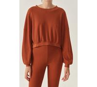 American Vintage Long-sleeved Crew Neck Sweatshirt Foggy Größe: L | Pullover Outlet | Damen