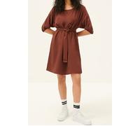 American Vintage Short Dress With Round Collar Terre Größe: XS/S | Minikleider Outlet | Damen | Weiß