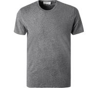 American Vintage T-Shirt Herren Regular Fit Kurzarm Rundhals Baumwolle grau, S