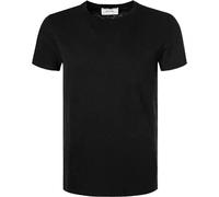 American Vintage T-Shirt Herren Slim Fit Kurzarm Rundhals Baumwolle schwarz, M
