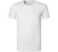 American Vintage T-Shirt Herren Slim Fit Kurzarm Rundhals Baumwolle weiß, L