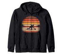 Amerikanische Flagge Curling T-Shirt Curler Sliding Stone Kapuzenjacke