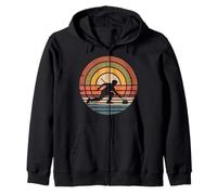 Amerikanische Flagge Curling T-Shirt Curler Sliding Stone Kapuzenjacke