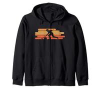 Amerikanische Flagge Curling T-Shirt Curler Sliding Stone Kapuzenjacke
