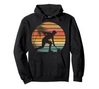 Amerikanische Flagge Curling T-Shirt Curler Sliding Stone Pullover Hoodie