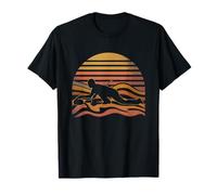 Amerikanische Flagge Curling T-Shirt Curler Sliding Stone T-Shirt