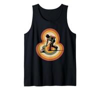 Amerikanische Flagge Curling T-Shirt Curler Sliding Stone Tank Top