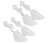 Amexo Kunststoff Schuhspanner 34-40, 2 Paar Transparent Tragbare Schuhdehner Stiefelspanner für Damen (22-28cm)