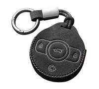 Amexo Schlüsseletui für Smart #1 Schlüsselgehäuse Auto Schlüsselanhänger Auto-Schlüssel Tasche Autoschlüssel Hülle Leder Autoschlüsseletui Tragbares Autoschlüssel Tasche für Damen Herren Geschenk, A