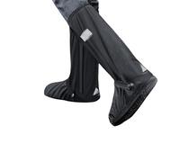 Amexo Schuhüberzieher Wasserdicht, Wasserdicht Überschuhe Schuhüberzieher Wiederverwendbare Faltbare Regenstiefel-Schuhabdeckun mit Reflektorstreifen für Regen Schnee Outdoor Rutschfester (S)