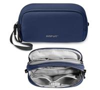 AMFUN Elektronik Organizer Tasche, Tragbar Kabelorganizer Tech Pouch Bag, Wasserresistent EDC Zubehör Kabeltasche, Hard Case Tasche für Handy Netzteil, Ladekabel, Ladestecker, Powerbank, Festplatte, M