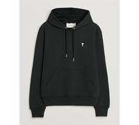 AMI Contrast Heart Logo Hoodie Black Schwarz S
