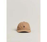 AMI Contrasted Heart Logo Cap Beige Mastic Beige One size