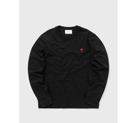 AMI Paris LONG SLEEVES AMI DE COEUR TEE men Longsleeves black in Größe:XL
