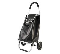 Amig - Einkaufswagen mit 2 Rädern - Verstellbare Tasche - Leichtes Aluminium - Maximale Traglast: 15 kg - 50 l Fassungsvermögen - Maße: 51 x 45 x 15 cm - Farbe: Schwarz