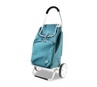 Amig - Einkaufswagen mit 2 Rädern - Verstellbare Tasche - Leichtes Aluminium - Maximale Traglast: 15 kg - 50 l Fassungsvermögen - Maße: 95 x 45,5 x 12 cm - Farbe: Grün