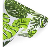 Amilian Baumwollstoff Meterware, Stoffe, Stoffreste, Stoffpaket: ca. 160 cm x 200 cm, zum Nähen, für Patchwork 100% Baumwolle DIY Baumwollstoff, Baumwolltuch, Nähstoffe, Blätter Grün