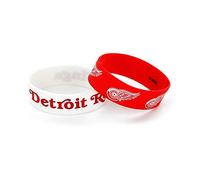 aminco Damen Wide Bracelets, 2-Pack Breite Armbänder, 2 Stück, Detroit Red Wings