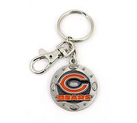 aminco NFL Chicago Bears Impact Schlüsselanhänger, Silber, One Size