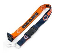 aminco NFL Chicago Bears wendbares Schlüsselband, Teamfarben, Einheitsgröße (NFL-LN-162-16)
