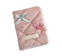 AMISENK Sweet Bows Reisepasshüllen Brieftaschenetui Koreanischer Stil Reisepasshüllen Reisezubehör Für Frauen Und Mädchen Süße Schleifen Reisepasshülle Für Kreditkarten