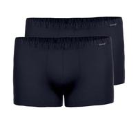 Ammann 2er Pack Herren Pants Retro-Shorts - Cotton & More - Unterhose ohne Eingriff - Modal-Baumwoll-Elastan Mischung - Schwarz Dunkel-Blau Weiß - Größe 5 bis 14