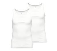 Ammann 2er Pack Herren Shirt Untershirt GOTS Unterhemd Feinripp, Farbe:Weiß, Artikel:-1 weiß, Größe:6