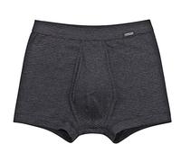 Ammann 2er Pack Herren Shorts - Unterhosen mit kurzem Bein - Mit Eingriff und Weich-Elastikbund - Doppelpack - Farbe Anthrazit - Größe 12