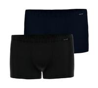 Ammann 2er Pack Herren Unterwäsche Unterhose Boxer Retro Short, Farbe:Mehrfarbig, Größe:5, Artikel:-16/90 Nightblue/schwarz