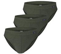 Ammann 3er Pack Herren Slips ohne Eingriff, Unterhosen, dunkelblau, anthrazit (6 / (L), Forst (Gruen))