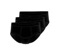 Ammann 3er Pack Slip mit Eingriff Feinripp Premium 181830 Gr. 7 in schwarz