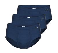 Ammann® 3er Pack Slips mit Eingriff, Unterhosen, Briefs, Hipster, dunkelblau, anthrazit, Neu (6 / (L), dunkelblau)