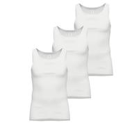 Ammann 3er Pack Unterhemd Feinripp Premium 181150 Gr. 9 in Weiss