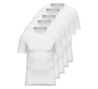 Ammann 5er Pack Shirt 1/2 Arm Doppelripp 26162 Gr. 7 in Weiss