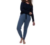 Ammann Damen Schlafanzug Night & Home - Baumwolle-Modal-Mischung, Hautfreundlich & Atmungsaktiv, Langarm-Shirt und Lange Hose, Komfort & Stil für entspannte Stunden zu Hause
