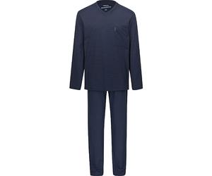 Ammann EXTRA LIGHT COTTON Bio Single-Jersey Herren-Schlafanzug 56 dunkelblau