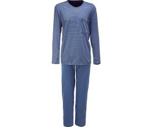 Ammann EXTRA LIGHT COTTON Bio Single-Jersey Herren-Schlafanzug 62 blau