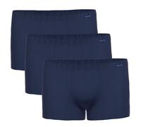 AMMANN Herren Boxershorts 3er Pack - Retro Short Cotton & More, Ton-in-Ton Streifen, Baumwollmischung XL Blau