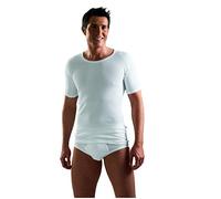 Herren Kurzarmshirt Doppelripp weiﾟ 7