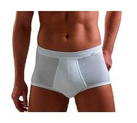 Ammann Herren Long-Slip mit Eingriff Doppelripp 2-fädig Exquisit (Farbe: weiß / Größe: 8)