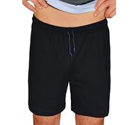 Ammann - Herren Pyjama Hose kurz (Shorty) schwarz Organic-Cotton* GOTS* M