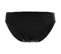 AMMANN Herren Slip - Mini Slip Cotton & More, Ton-in-Ton Streifen, Baumwollmischung Schwarz / 3XL 3XL Schwarz