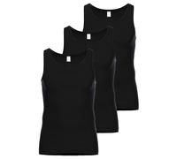 AMMANN Herren Unterhemd 3er Pack - Jeans, Verlängerter Rücken, Baumwollmischung Anthrazit / 3XL 3XL Anthrazit