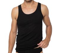 Ammann - Herren Unterhemd/Sport-Jacke - Cotton & More - Modal-Baumwoll-Elastan Mischung - in den Farben Schwarz Dunkel-Blau und Weiß erhältlich - Größe 5 bis 8